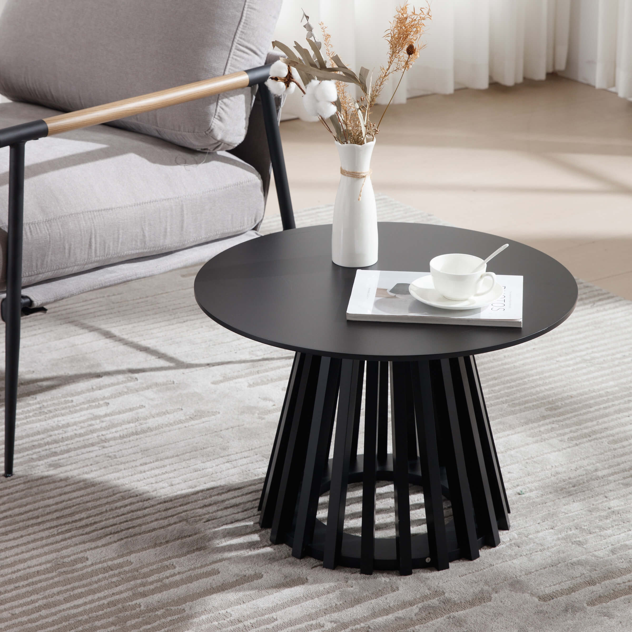 ROCITY Modern Round Coffee Table - 19014CT