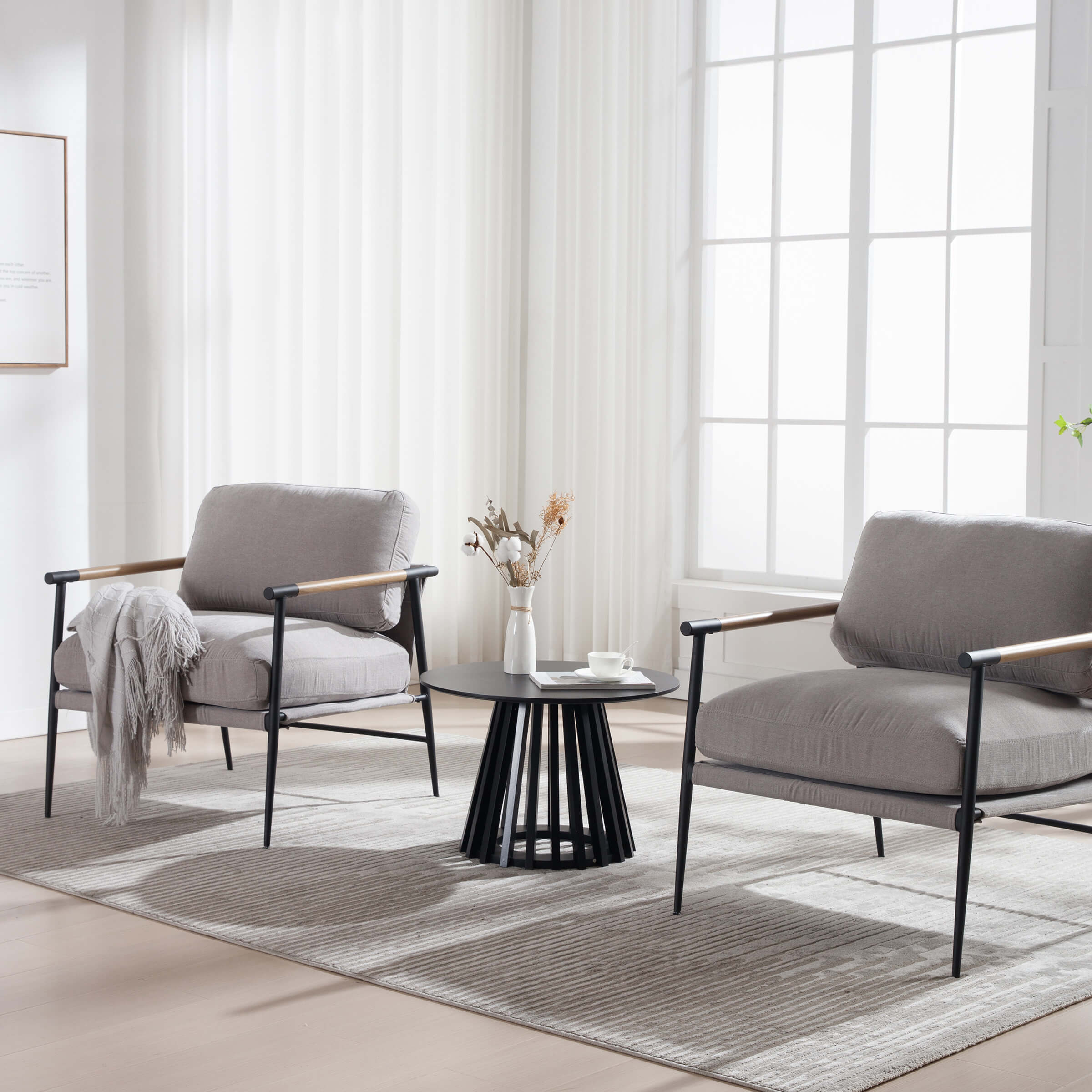 ROCITY Modern Round Coffee Table - 19014CT