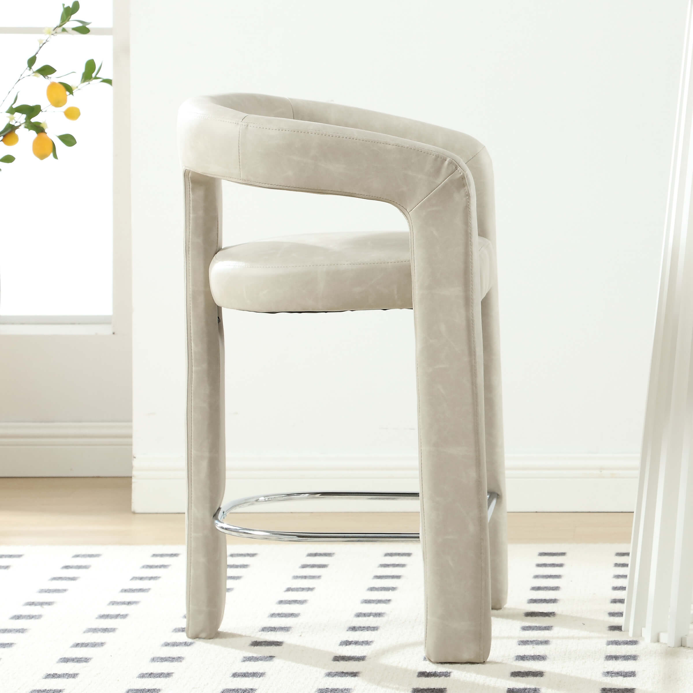 CIMOTA Open Back Counter Stool 1 PCS - 55011CS