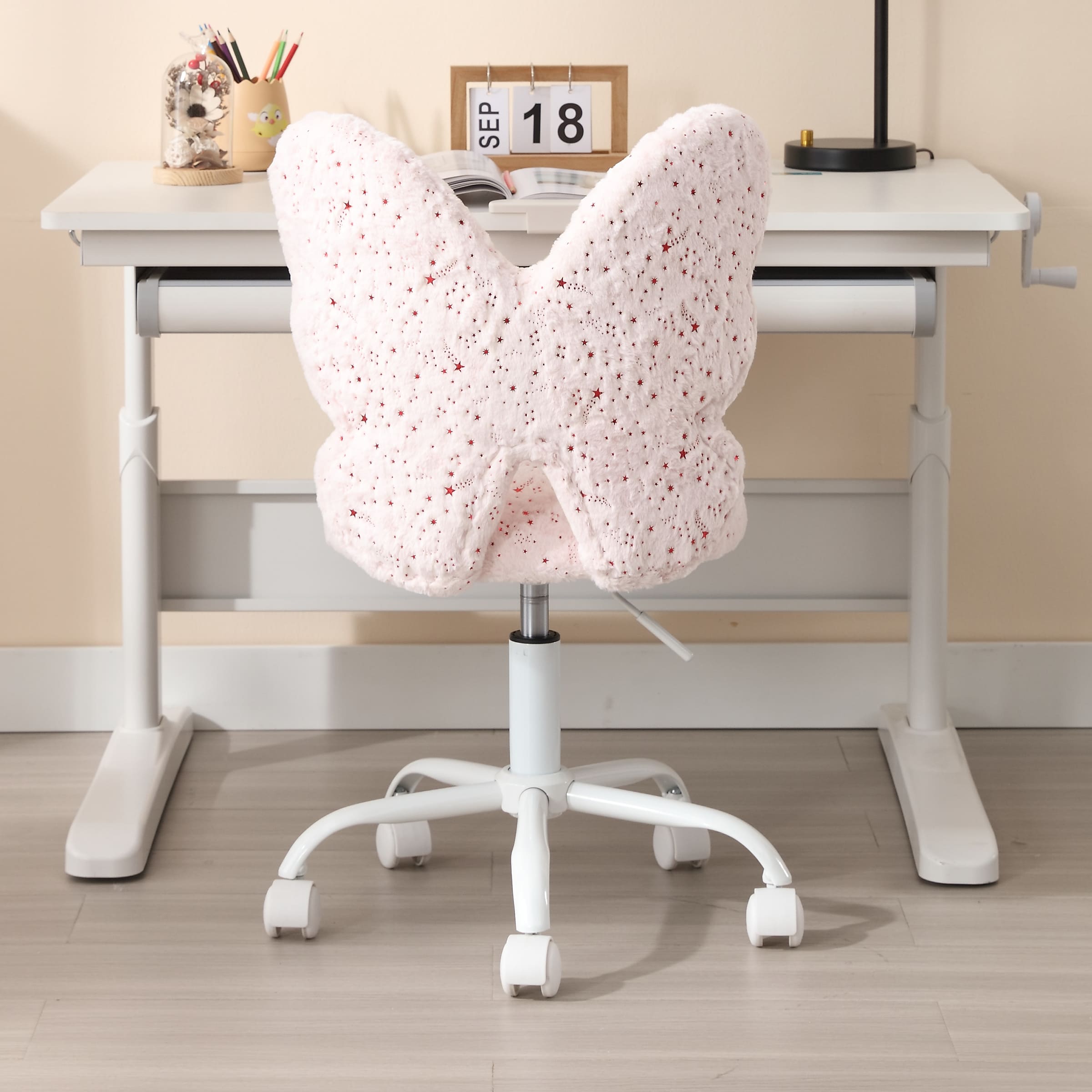 Kmax Butterfly Colorful Swivel Kids Desk Chair 1 PCS - 1723KC