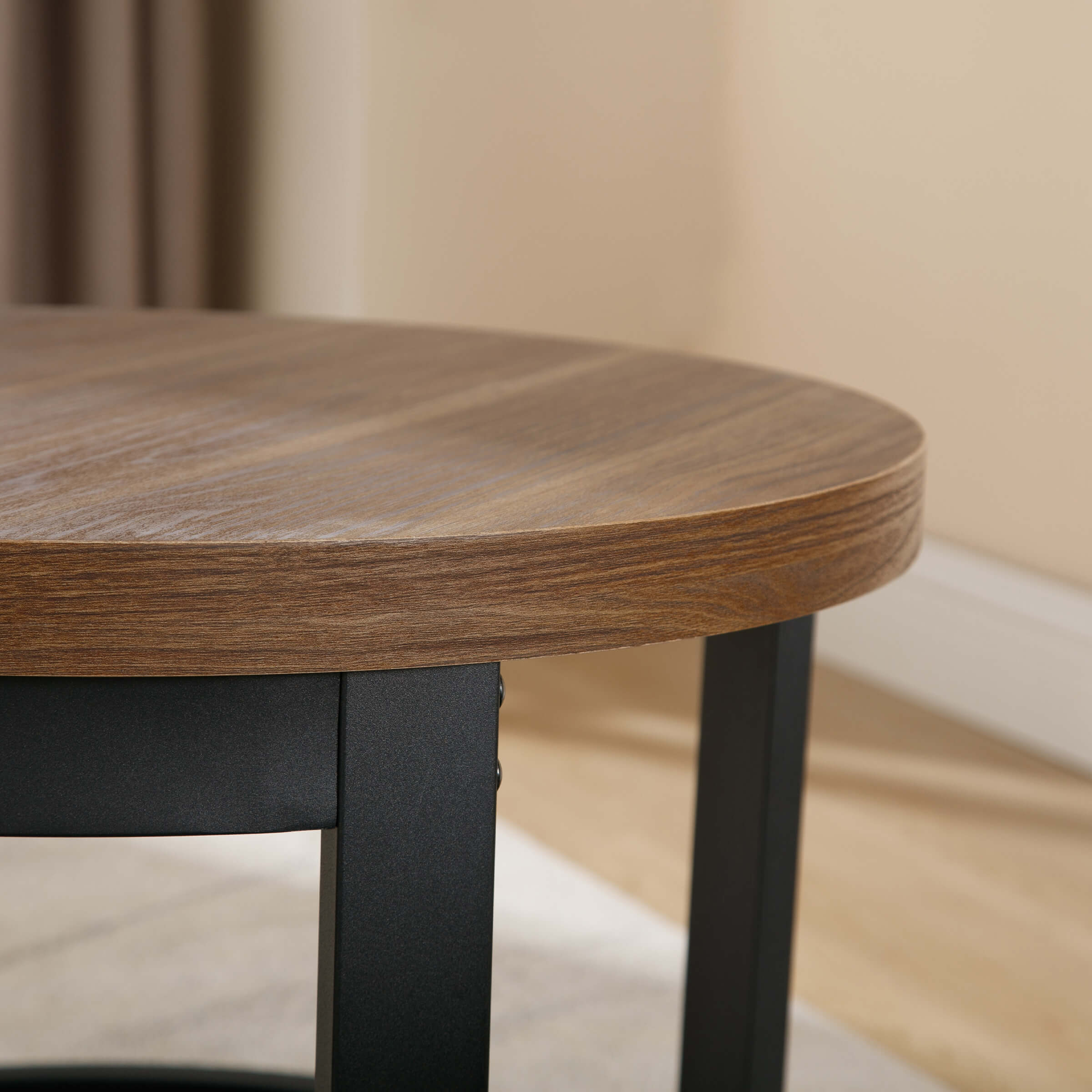 Kmax 23.5" Wide Round Wood Coffee Table - XXX2CT