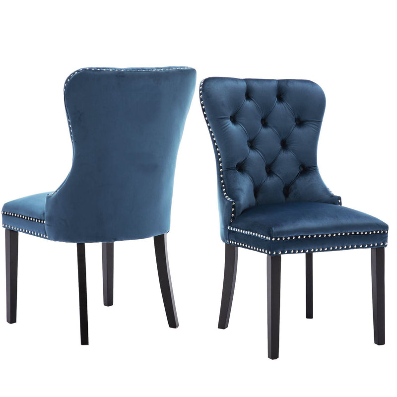 Chairus Tufted Velvet Dining Chairs-1029