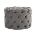 Chairus Round Velvet Ottoman 2087