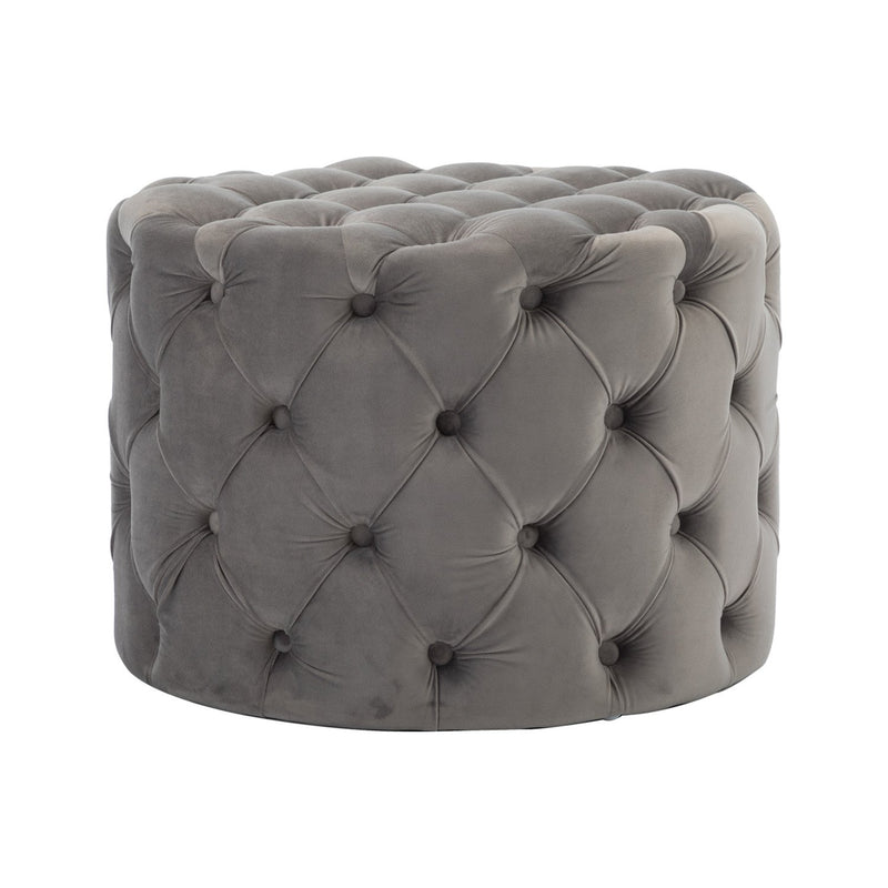 Chairus Round Velvet Ottoman 2087