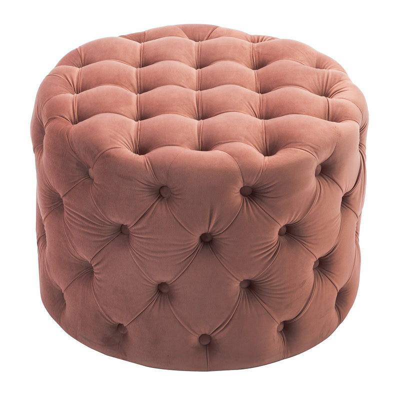 Chairus Round Velvet Ottoman 2087