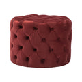 Chairus Round Velvet Ottoman 2087