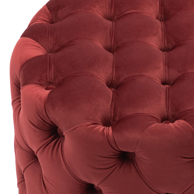 Chairus Round Velvet Ottoman 2087