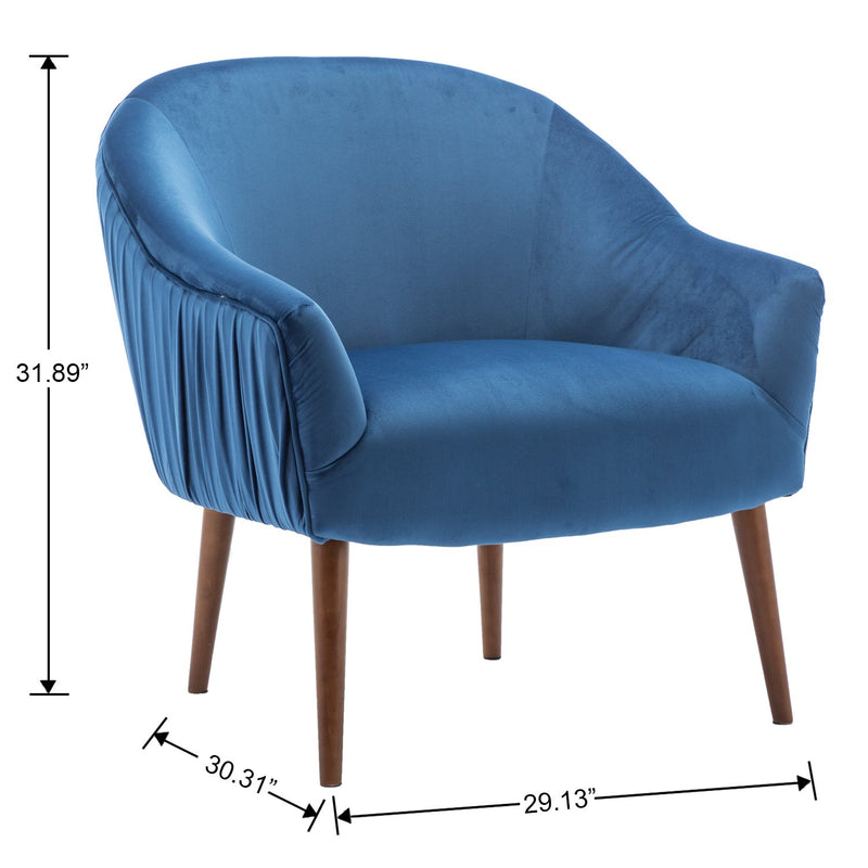 Chairus Velvet Accent Chair, 3409-W