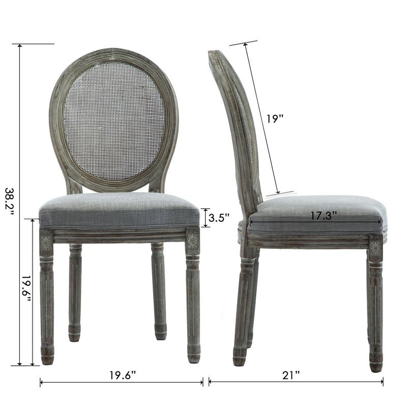 Chairus French Rattan Dining Chairs