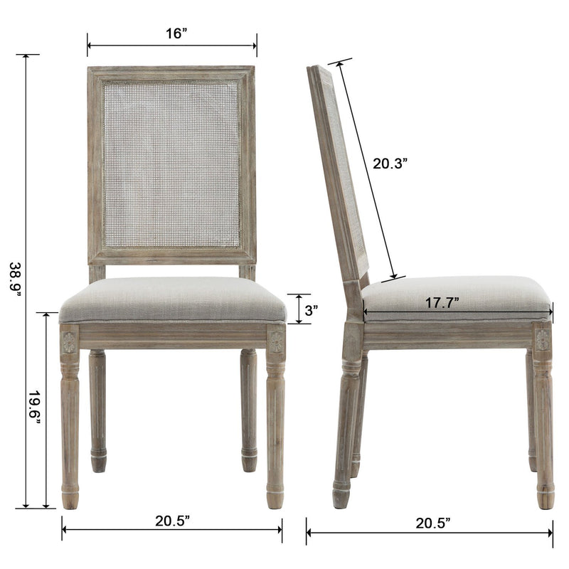 Chairus French Rattan Dining Chairs 7106