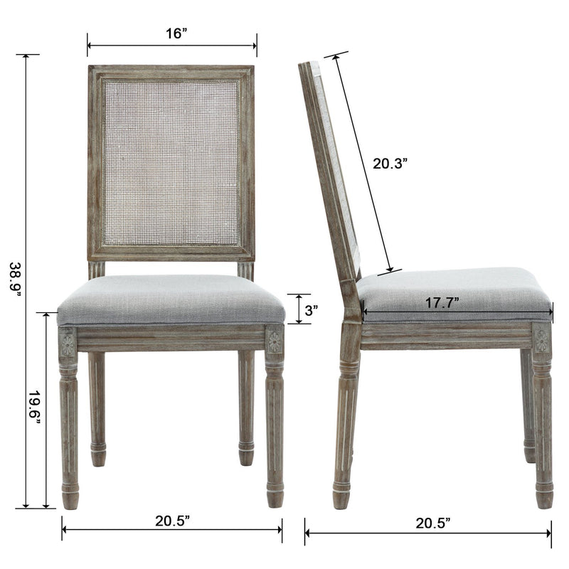 Chairus French Rattan Dining Chairs 7106