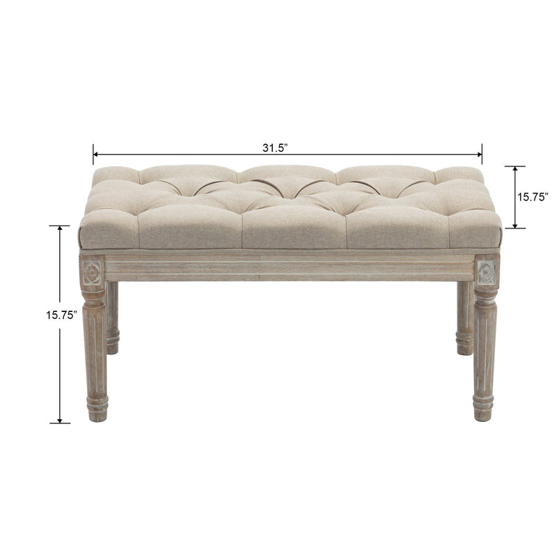 Chairus Fabric Entryway Bench 7537-2