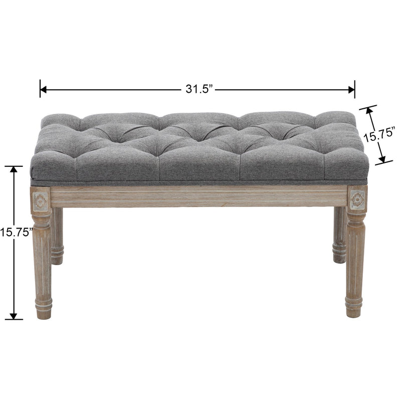 Chairus Fabric Entryway Bench 7537-2