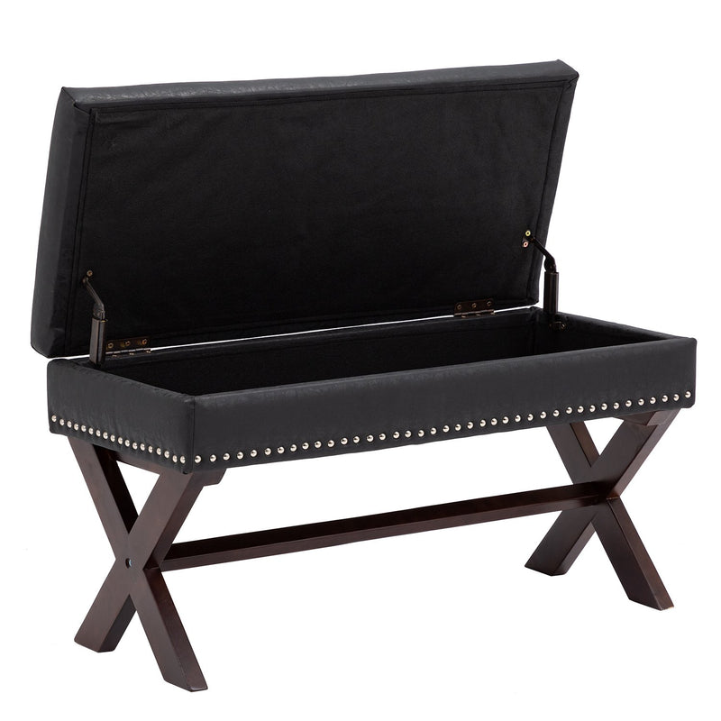 Chairus PU Storage Upholstered Entryway Bench