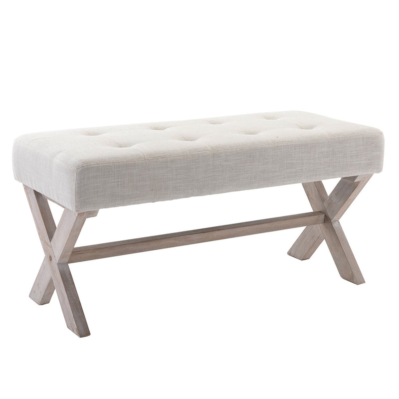 Chairus Fabric Upholstered Entryway Bench - 7868