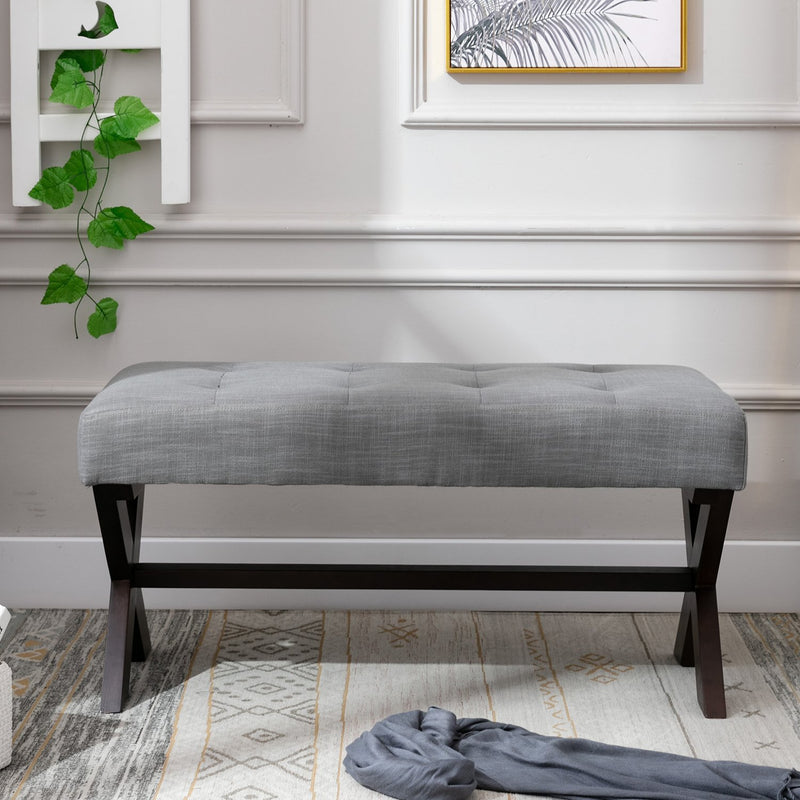 Chairus Fabric Upholstered Entryway Bench - 7868