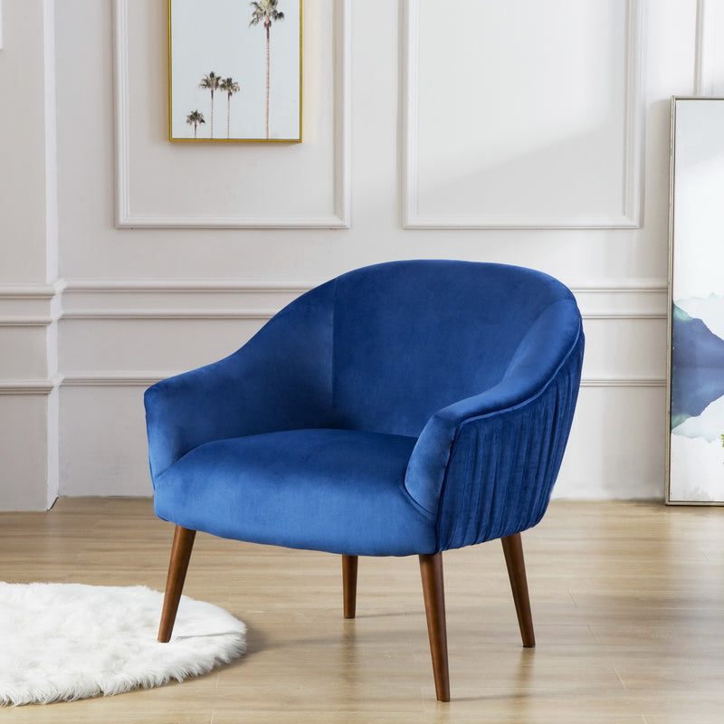 Chairus Velvet Accent Chair, 3409-W