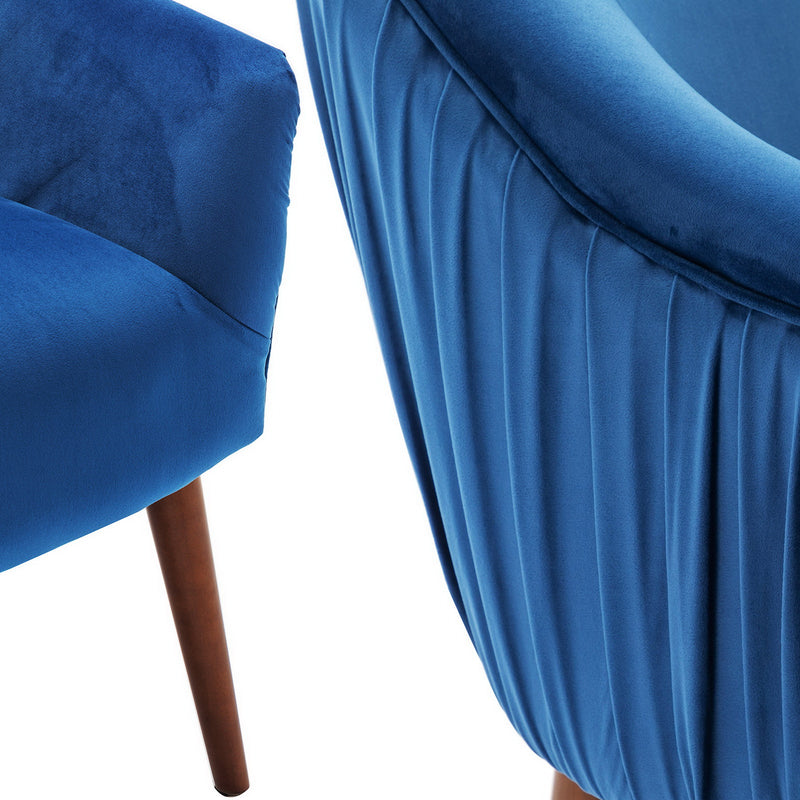 Chairus Velvet Accent Chair, 3409-W