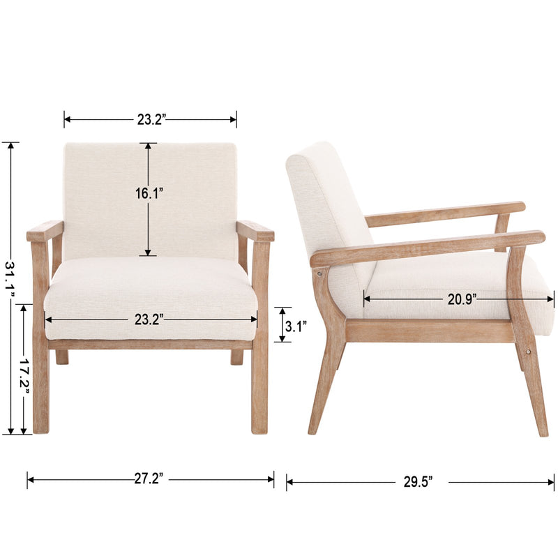 Chairus Mid Century Aarmchair - 3461